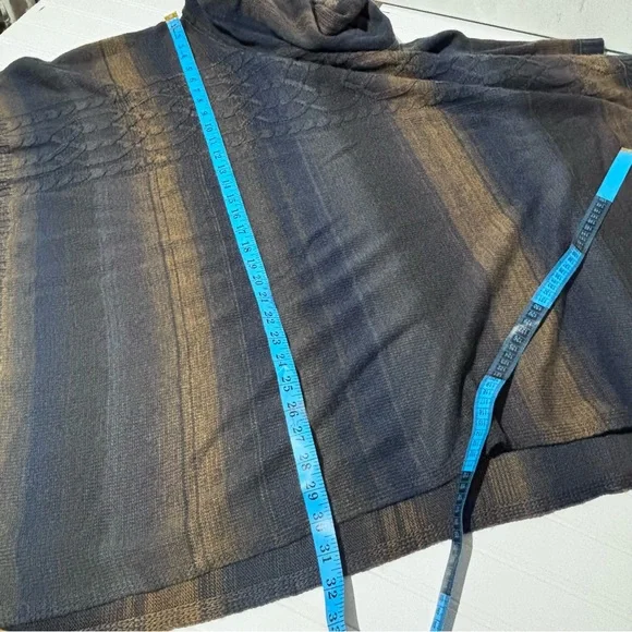 Soft Surroundings Poncho  Sweater Cowl Adalyn Neck Sweater One Size - Picture 11 of 12